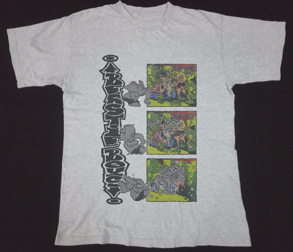 Beastie Boys Rap T-shirt, Men's XL size cotton black type Vintage Second Hand