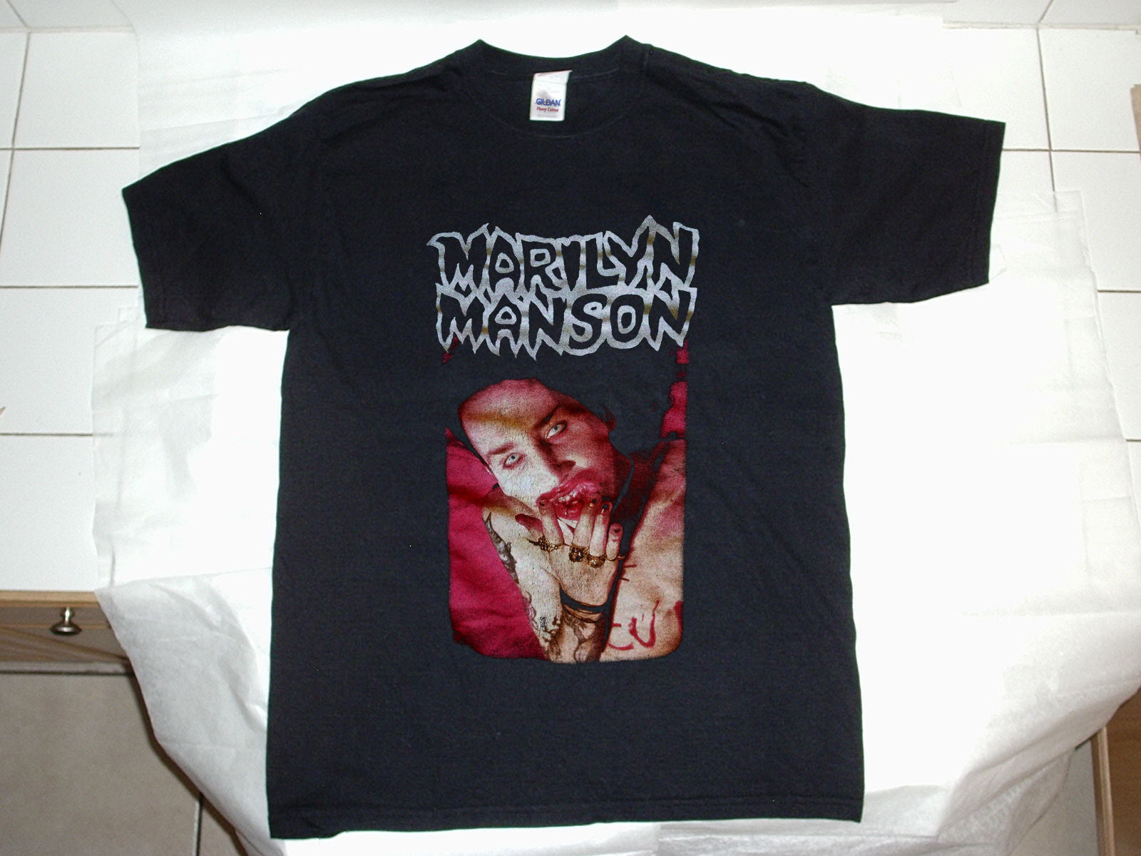 Rare Vintage 1994 Marilyn Manson God of Fuck shirt – House of