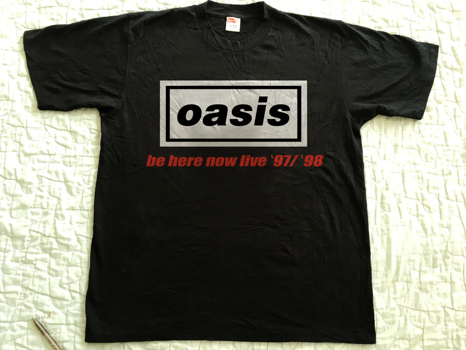 Oasis Rare Vintage Be Here Now 97 98 shirt