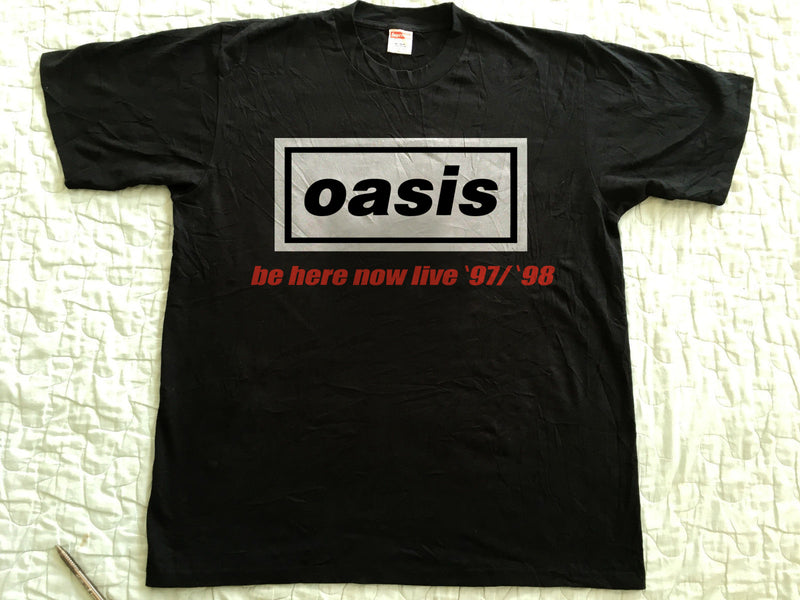 Oasis Rare Vintage Be Here Now 97 98 shirt