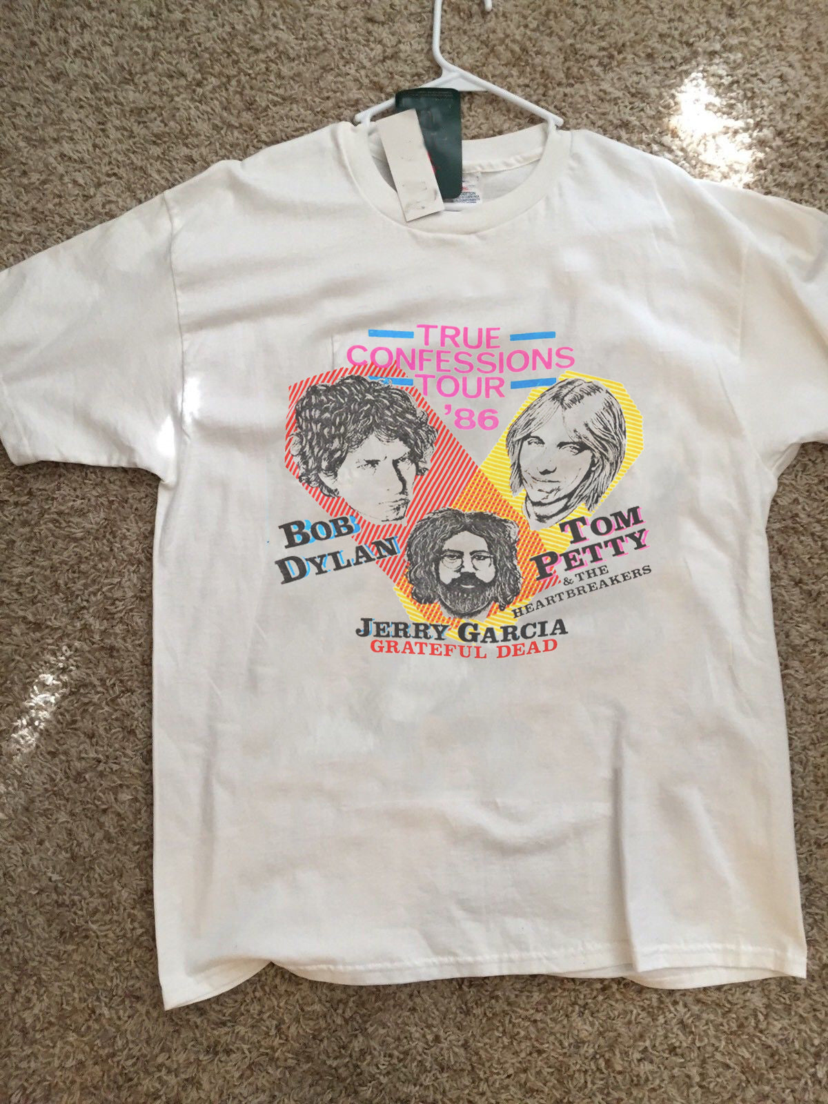 VINTAGE RARE Bob Dylan Tom Petty Jerry Garcia '86 True Confessions