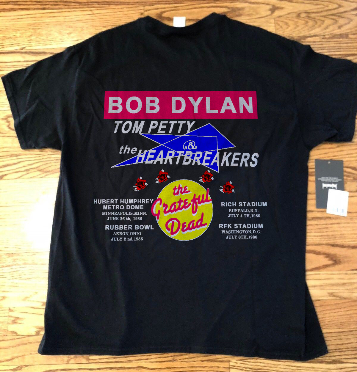 VINTAGE RARE Bob Dylan Tom Petty Jerry Garcia '86 True Confessions