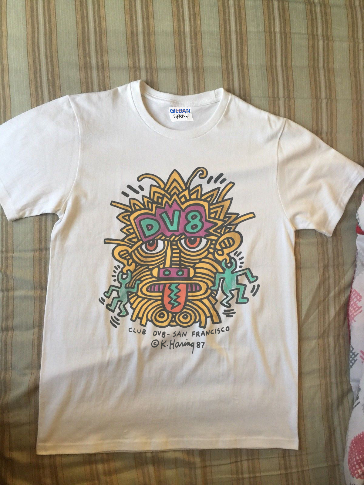 80s~ Keith Haring 1987 club dv8 tシャツ 希少 80s~ Keith Haring 1987 club dv8 tシャツ 希少 90's Keith