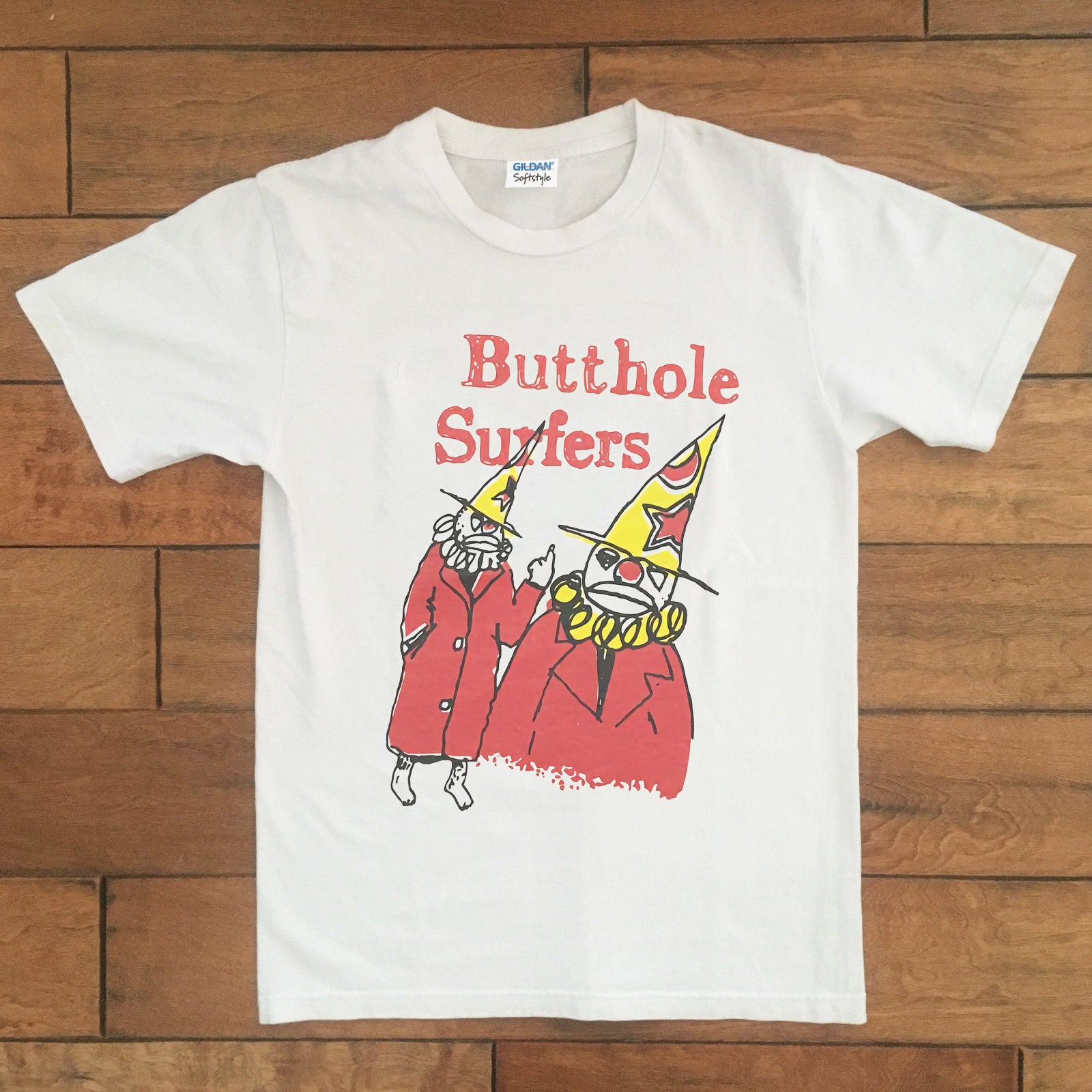 1996 Butthole Surfers Clown Mens Shirt Tour Concert Vintage