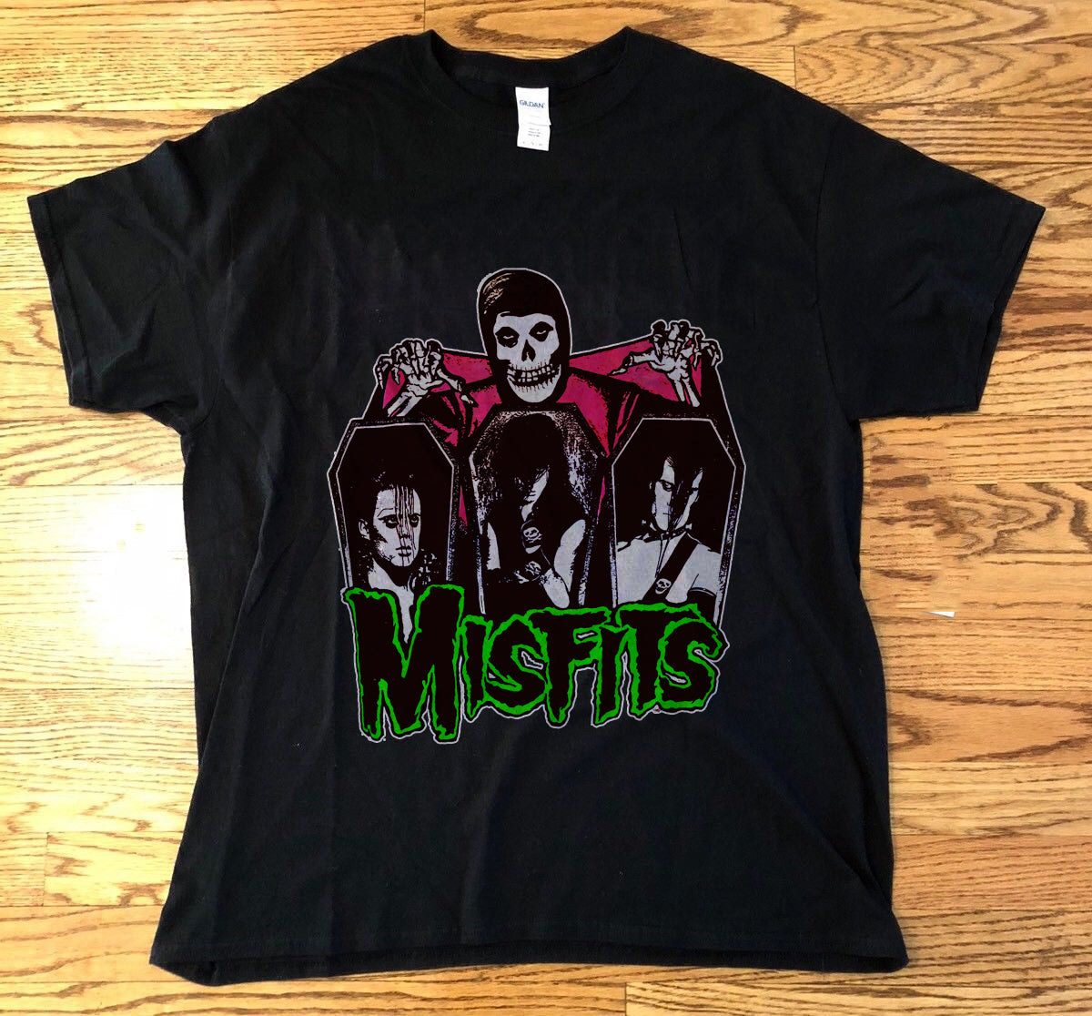 VINTAGE MISFITS 80S EVIL EYE PUSHEAD T-SHIRT – House of vintage shirt