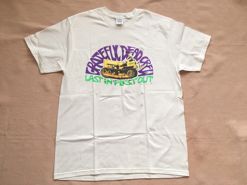 Vintage 1995 Grateful Dead Concert Tour Crew T Shirt
