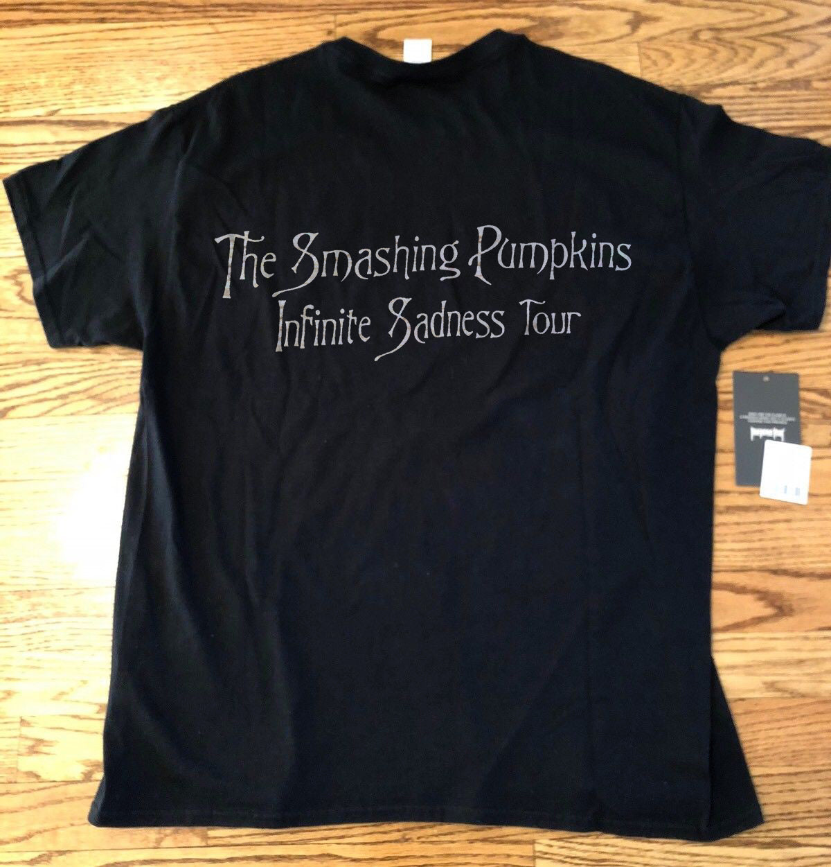 90s Smashing Pumpkins 1996 ツアーT RN88434 Vintage 90's The Smashing Pumpkins Disco Graphic Band Shirt